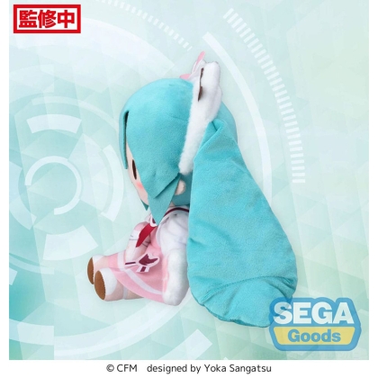 Seria Vocală Personaj 01: Hatsune Miku Fuwa Petit Figurină de Pluș - Hatsune Miku Parc Tematic Versiunea M 25 cm