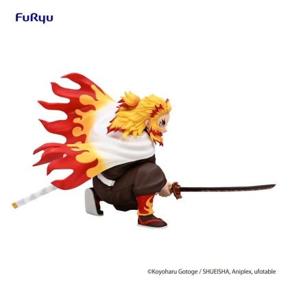 PRE-ORDER: Demon Slayer: Kimetsu no Yaiba Noodle Stopper PVC Statuie - Rengoku Kyojuro Battle Ver. 10 cm