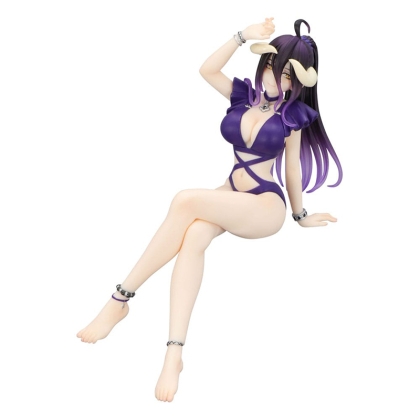 PRE-ORDER: Overlord Noodle Stopper PVC Statuie  - Albedo Swimsuit Dark Purple Color Ver. 16 cm