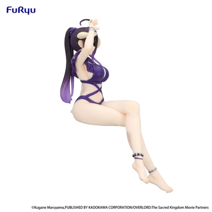PRE-ORDER: Overlord Noodle Stopper PVC Statuie  - Albedo Swimsuit Dark Purple Color Ver. 16 cm