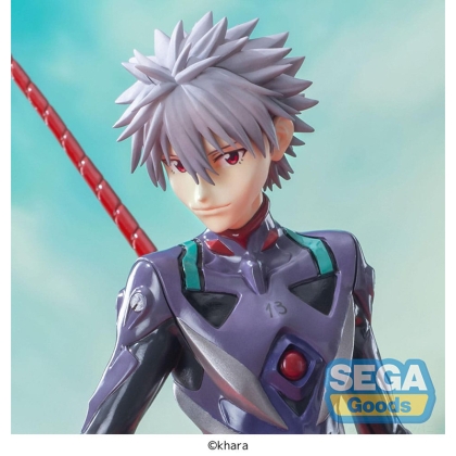 PRE-ORDER: Evangelion: 3.0+1.0 Thrice Upon a Time Luminasta PVC Statue Kaworu Nagisa x Spear of Longinus 21 cm