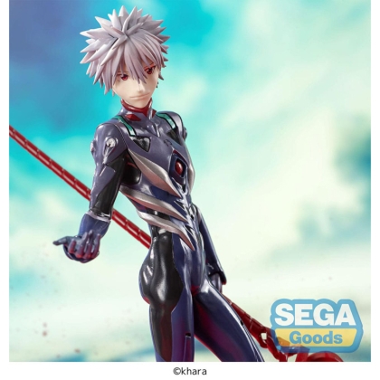 PRE-ORDER: Evangelion: 3.0+1.0 Thrice Upon a Time Luminasta PVC Statue Kaworu Nagisa x Spear of Longinus 21 cm