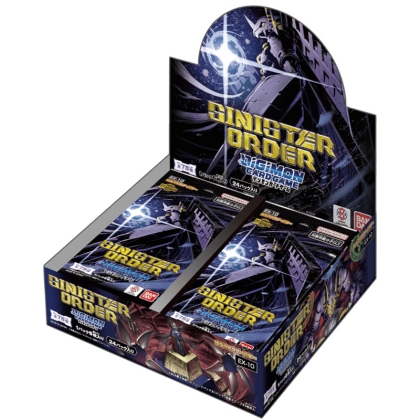 Joc de cărți Digimon - Sinister Order EX10 Booster Display - 24 de pachete