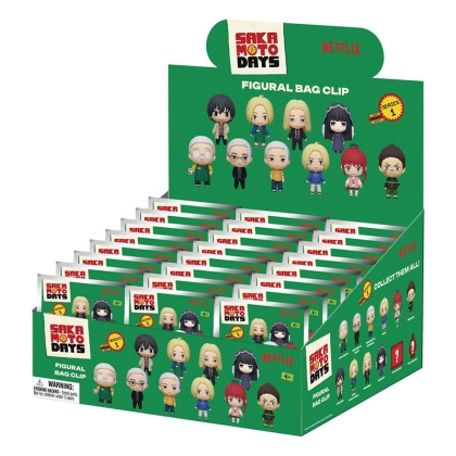  Seria de cleme pentru pungi Sakamoto Days 3D din PVC