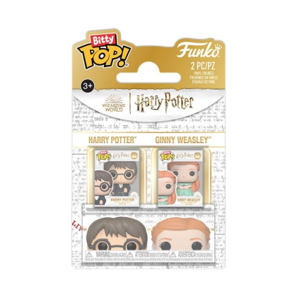 Harry Potter Bitty POP! Figurină vinilă pachet de 2 Harry și Ginny 2,5 cm