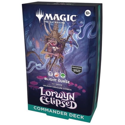 PRE-ORDER: Magic the Gathering:  Lorwyn Eclipsed - Blight Curse Commander Deck