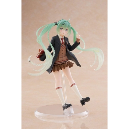Statuie Hatsune Miku din PVC Hatsune Miku, versiunea Fashion Preppy, 18 cm