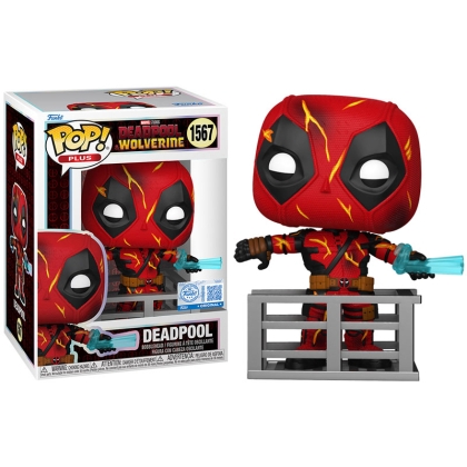 Funko Pop! Plus Marvel: Deadpool Wolverine Vinyl Figure- Deadpool (Finale) (Special Edition) #1567 