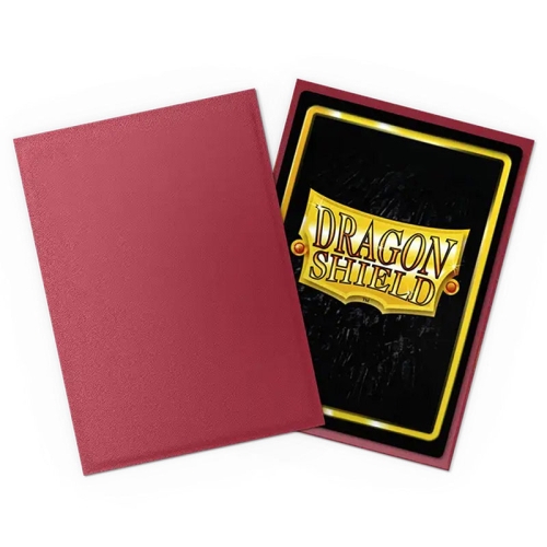 Dragon Shield Standard Card Sleeves 100pc - Matte Non-Glare Blood Red