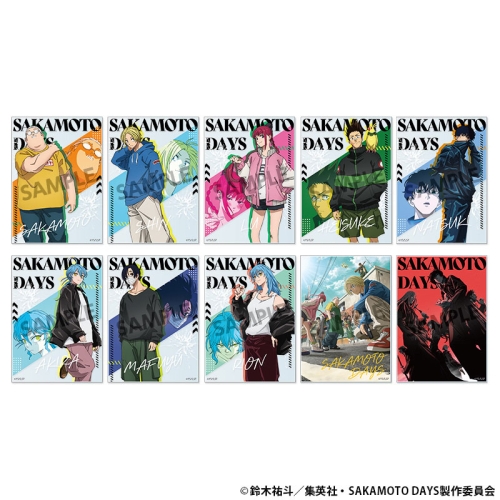 Carte acrilică Sakamoto Days Trading - Pachet Vol. 1