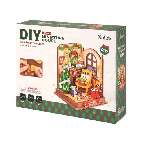 Robotime DIY kit de model - Christmas Fireplace