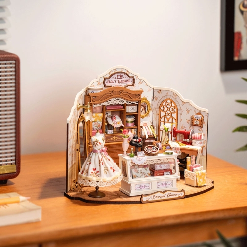 Robotime DIY kit de model - Elsa’s Tailoring