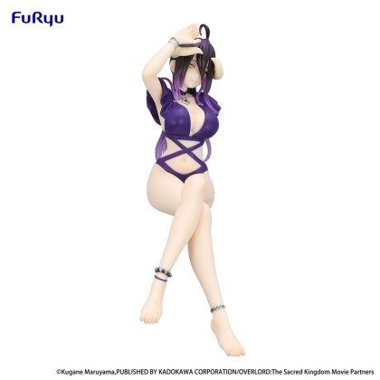Overlord Noodle Stopper PVC Statuie  - Albedo Swimsuit Dark Purple Color Ver. 16 cm