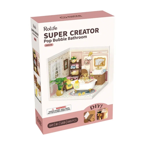Robotime DIY kit de model - Pop Bubble Bathroom