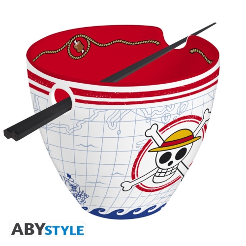 One Piece Ramen Bowl with chopsticks - Monkey D. Luffy 370 ml