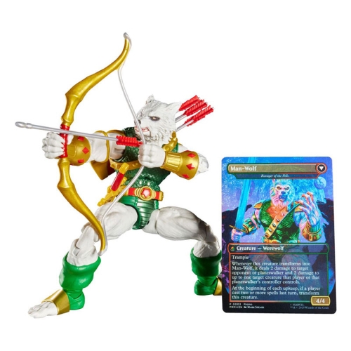 Marvel Legends Magic: The Gathering Figurină Om-Lup (plus cartonaș foil exclusiv) 15 cm