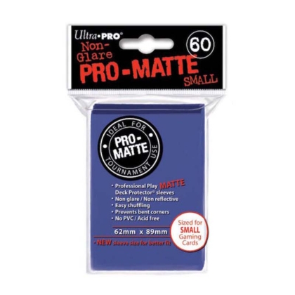 " Ultra Pro " MATTE Sleeves 60pc blue
