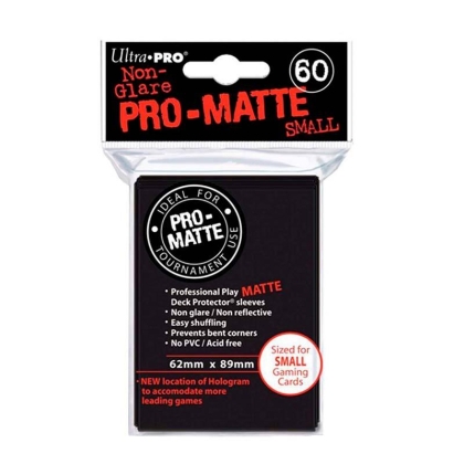 " Ultra Pro " MATTE Sleeves 60pc black