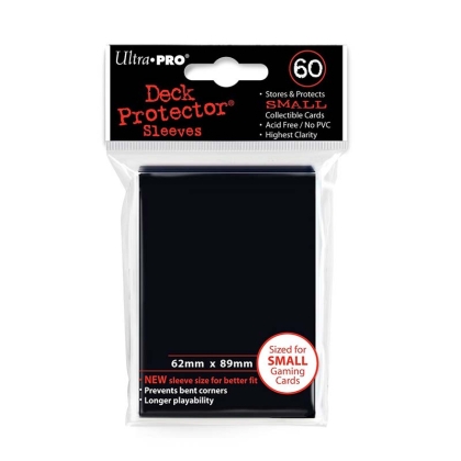 &quot; Ultra Pro &quot; small Sleeves 60pc black
