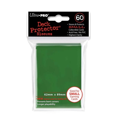 &quot; Ultra Pro &quot; small Sleeves 60pc green