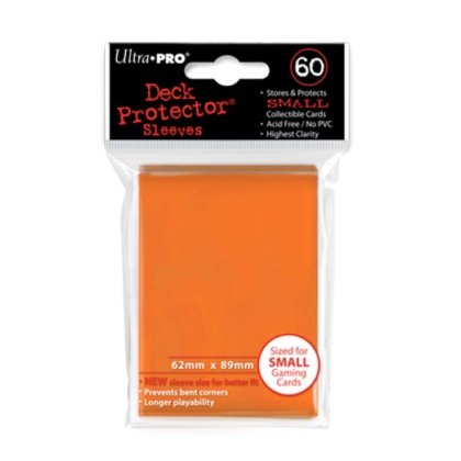 &quot; Ultra Pro &quot; small Sleeves 60pc orange