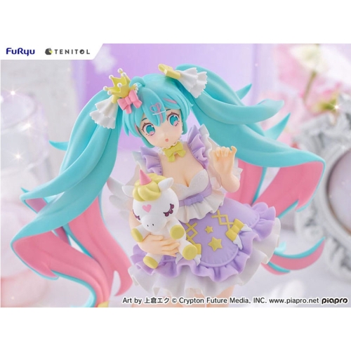 Statuie PVC Hatsune Miku Tenitol Hatsune Miku Yumekawa Printesa Lavanda Ver. 21 cm
