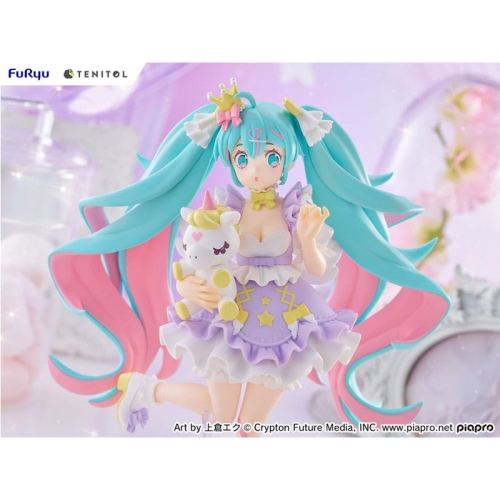 Statuie PVC Hatsune Miku Tenitol Hatsune Miku Yumekawa Printesa Lavanda Ver. 21 cm