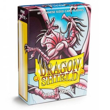 " Dragon Shield " Small Card Sleeves 60pc - Pink