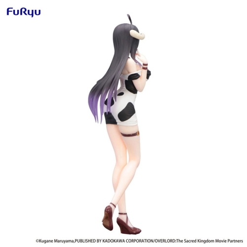 Overlord Trio-Try-iT PVC Statue Albedo Mini Dress Cow Pattern Ver. 21 cm