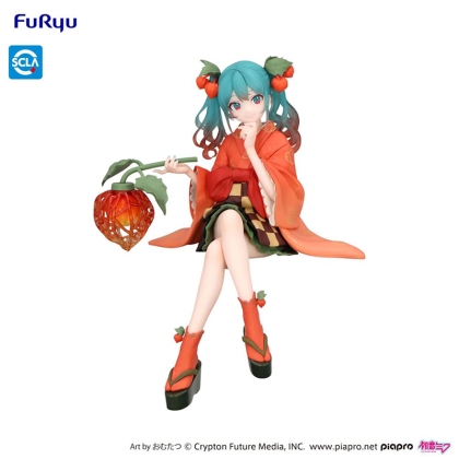 Hatsune Miku Noodle Stopper PVC Statue - Flower Fairy Winter Cherry 15 cm