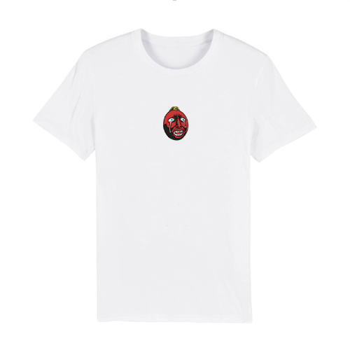 Tricou cu tematică Berserk albă și broderie - Behelit