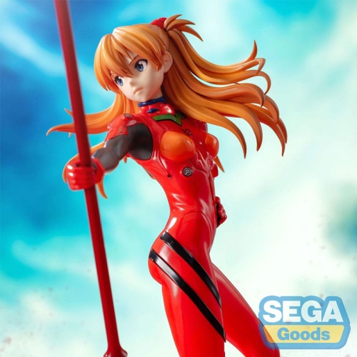 Evangelion: 3.0+1.0 Thrice Upon a Time Luminasta PVC Statue Asuka Shikinami Langley x Spear of Longinus 20 cm