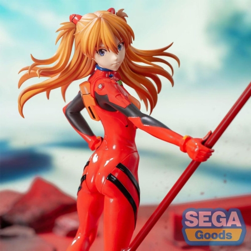 Evangelion: 3.0+1.0 Thrice Upon a Time Luminasta PVC Statue Asuka Shikinami Langley x Spear of Longinus 20 cm
