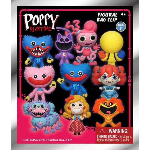 Cleme pentru pungi Poppy Playtime din PVC, seria 1