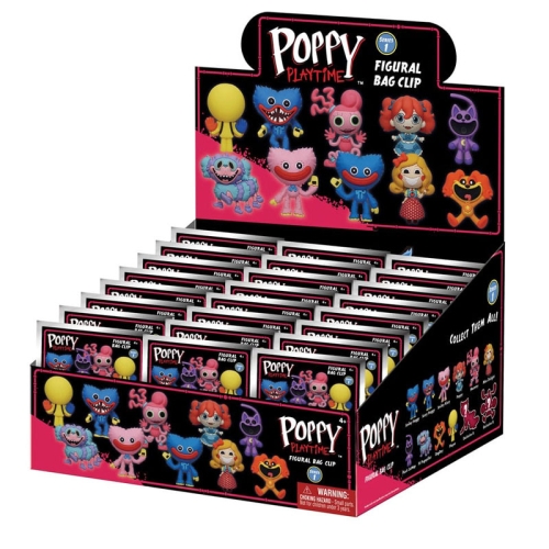 Cleme pentru pungi Poppy Playtime din PVC, seria 1