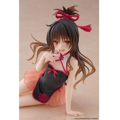 To Love-Ru Darkness PVC Statue Desktop Cute Figure - Mikan Yuki Chinese Dress Ver. 13 cm