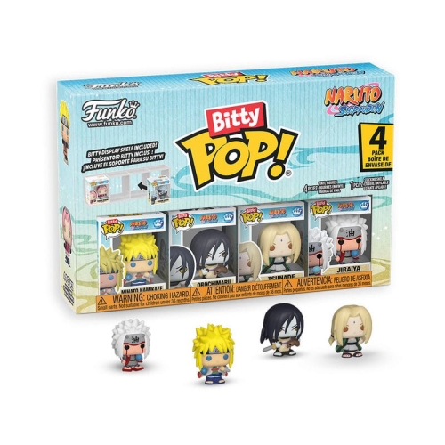 Naruto Shippuden Bitty POP! Figurină vinil Pachet 4 Echipa 2 2,5 cm