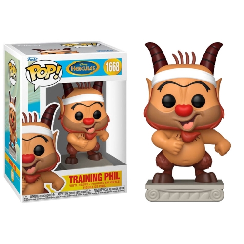 Figurină vinil Hercules - Aniversarea a 25 de ani - POP! Movies - Training Phil 9 cm #1668