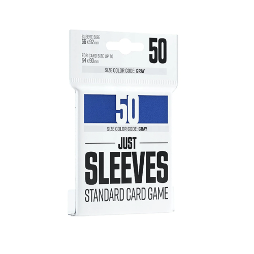 Gamegenic Huse Mărime Standard Just Sleeves - albastru (50 de Huse)