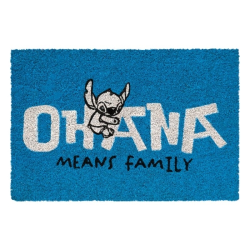 Covoraș de ușă Disney Lilo & Stitch - Stitch Ohana înseamnă familie