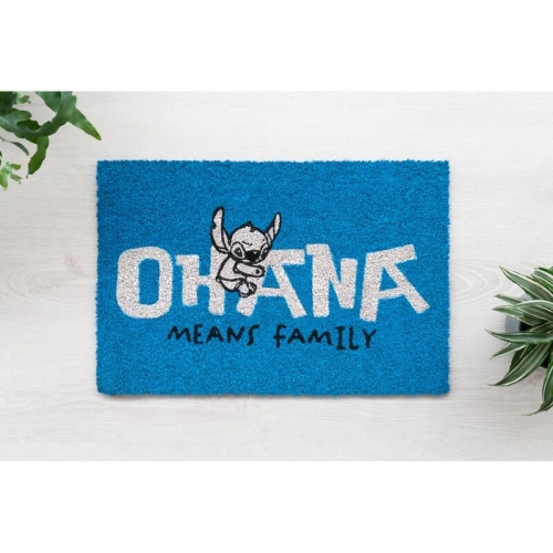 Covoraș de ușă Disney Lilo & Stitch - Stitch Ohana înseamnă familie