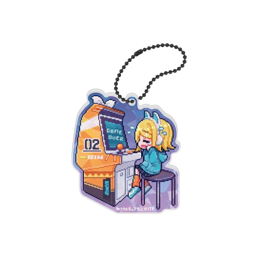 Breloc acrilic holografic 39Culture 2025 RETRO - Kagamine Rin