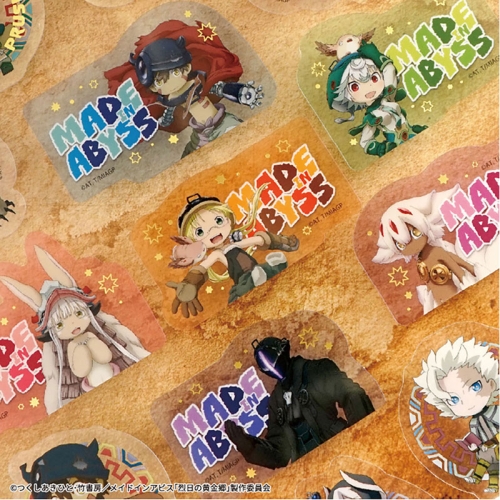 Pachet de autocolante transparente decupate Made In Abyss