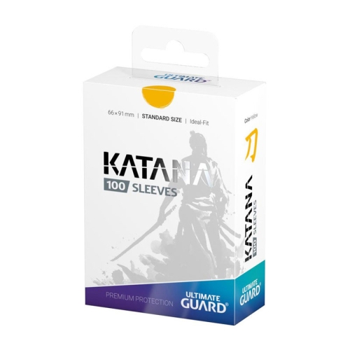 Manșoane Ultimate Guard pentru Katana, mărime standard (100) - Galbene