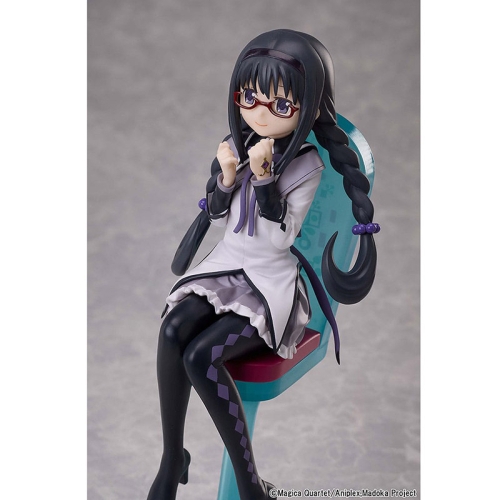 PRE-ORDER: Puella Magi Madoka Magica The Movie: Rebellion PVC Statue - Homura Akemi Tea Party Cake Song Ver. 18 cm
