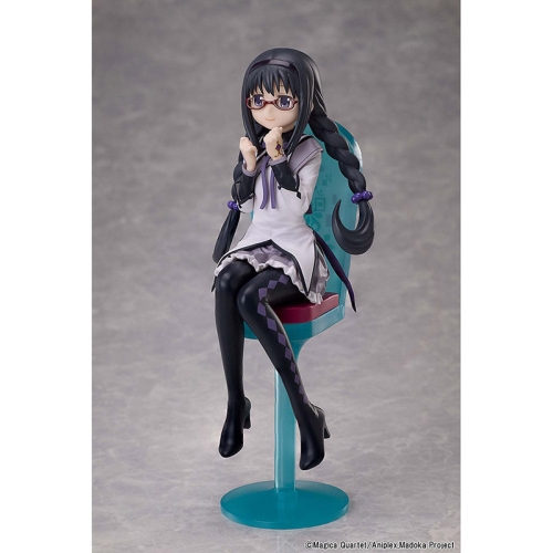 PRE-ORDER: Puella Magi Madoka Magica The Movie: Rebellion PVC Statue - Homura Akemi Tea Party Cake Song Ver. 18 cm