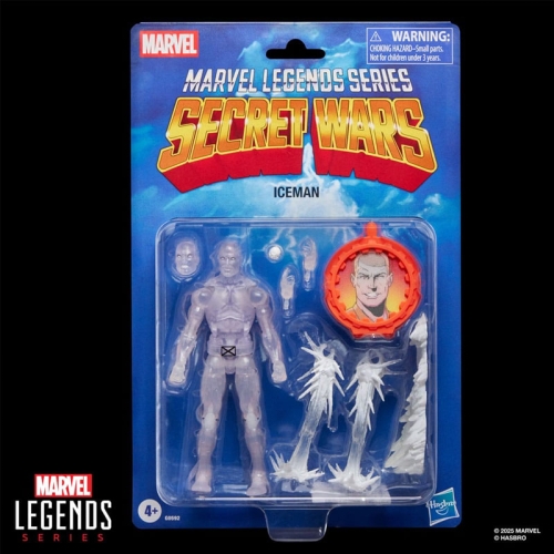 Secret Wars Marvel Legends Figurină retro Iceman 15 cm