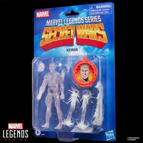 Secret Wars Marvel Legends Figurină retro Iceman 15 cm