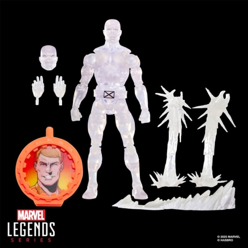 Secret Wars Marvel Legends Figurină retro Iceman 15 cm
