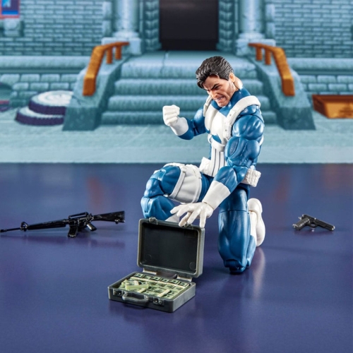 Figurină de acțiune Punisher Marvel Legends Gamerverse, pachet de 2, Punisher și Nick Fury, 15 cm